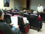 FOTOEl consultor Andrs Morales durante su ltima conferencia para empresarios en Salas de los Infantes